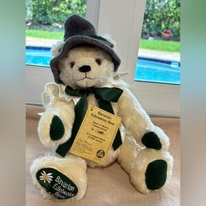Bavarian Edelweiss Bear by Hermann, Ltd Edition 450/2000, Mohair, Germany